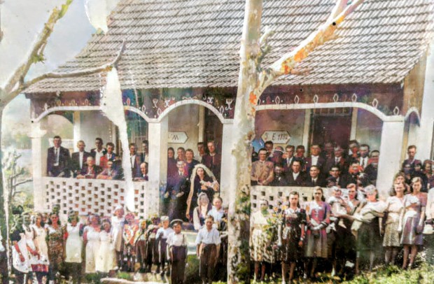 CASAMENTO NA CASA DE OLÍVIO MOLLING, PROVAVELMENTE DA FILHA LÚCIA